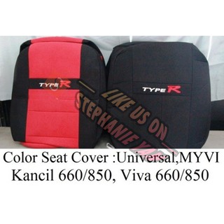 PERODUA KANCIL 660 / 850 TYPE R FULL SET SEAT COVER 