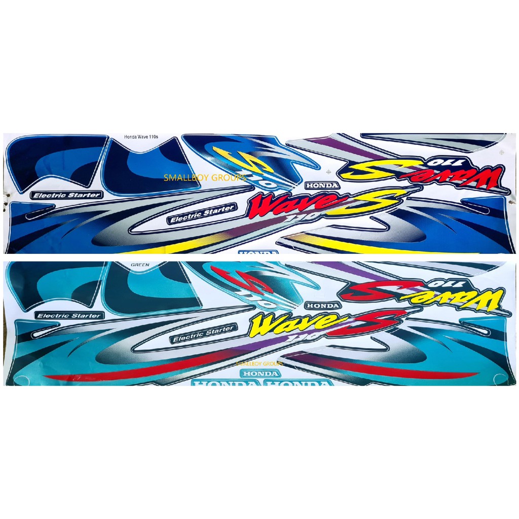HONDA WAVE110S WAVE 110S STICKER SET 1 | Shopee Malaysia
