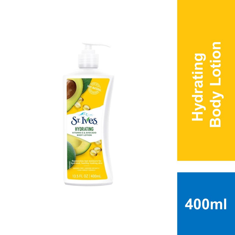 St. Ives Hydrating Vitamin E & Avocado Body Lotion 400ml Shopee Malaysia