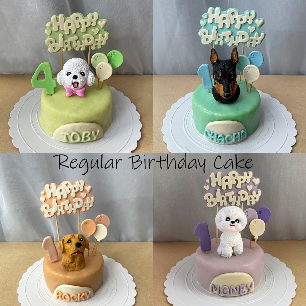 [Freshly Made] Regular Birthday Cake (4'') (Specially for dogs & cats