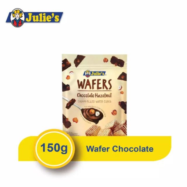 Julies Chocolate Hazelnut Wafers Cube 150g Shopee Malaysia 