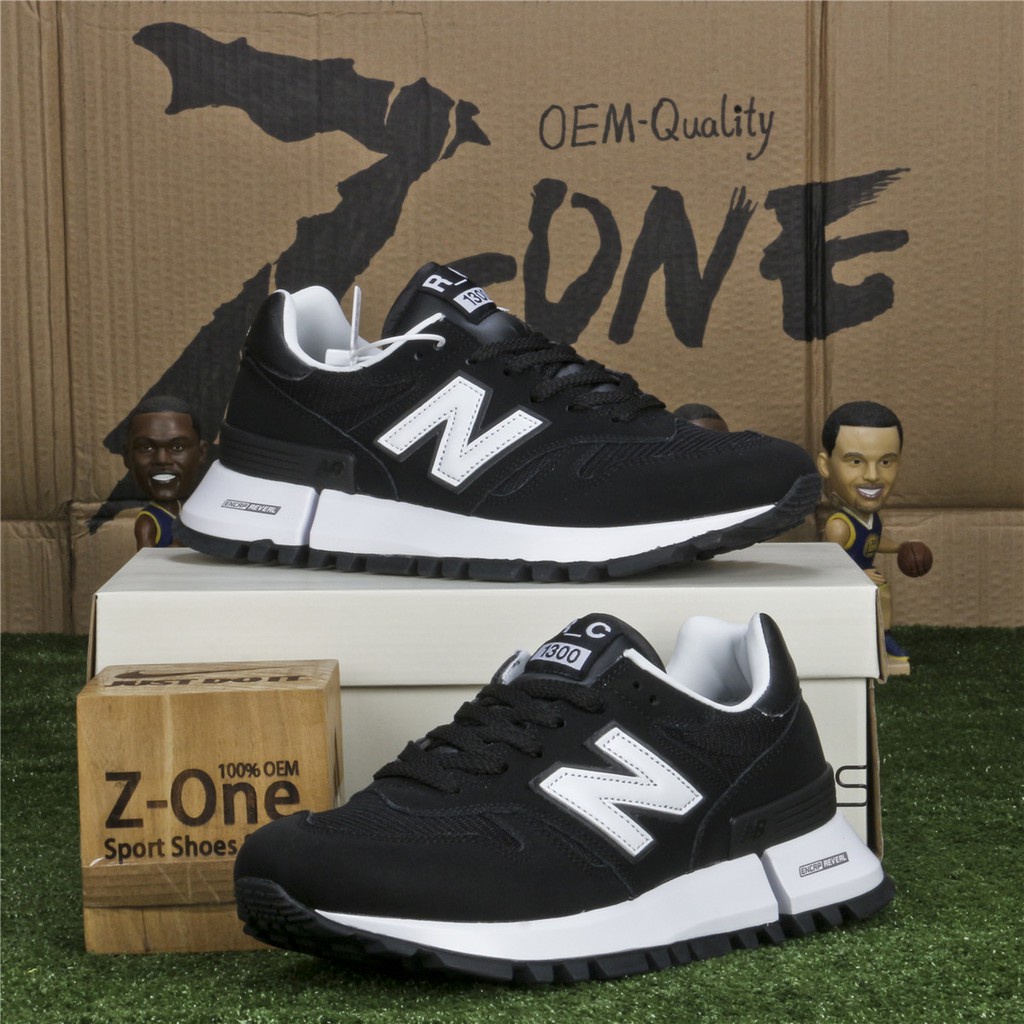 Ready New Balance RC_1300 Tokyo Design Studio Running Shoes For Men Black/White  | Shopee Malaysia