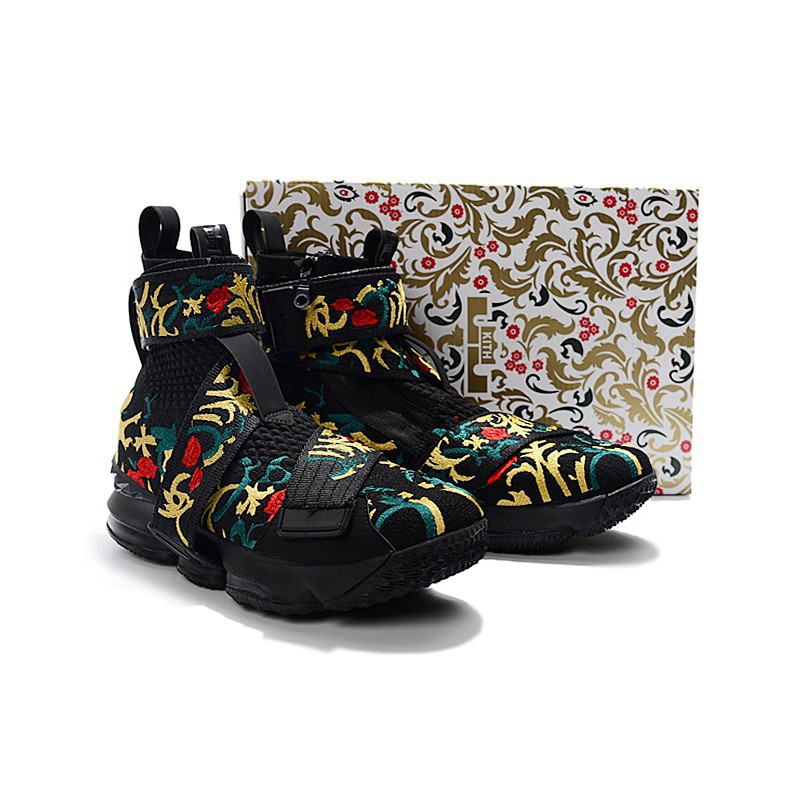 floral basketball shoes