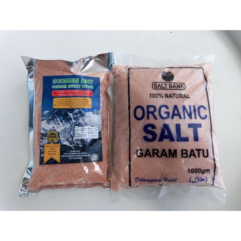 Ready Stock Garam Bukit Tulen Untuk Masakan 1kg Sesuai Untuk Tekanan Darah Tinggi Rendah Shopee Malaysia