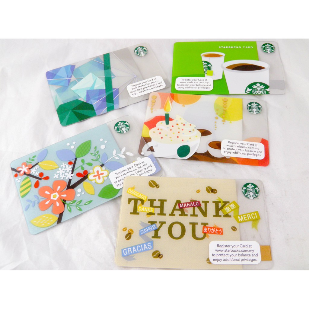 Starbucks Gift Card Preloaded Rm50 Credit Shopee Malaysia