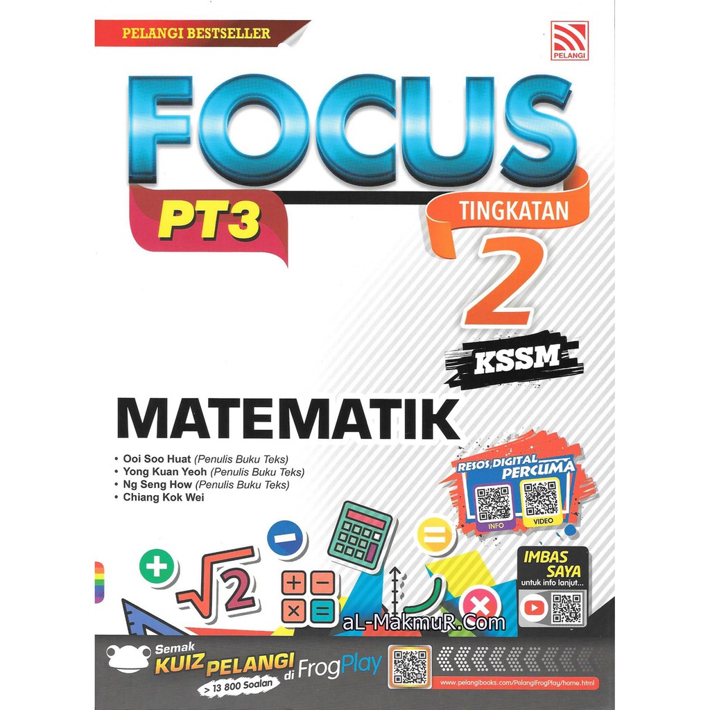 MyB Buku Rujukan/Nota : Focus PT3 KSSM Matematik Tingkatan 