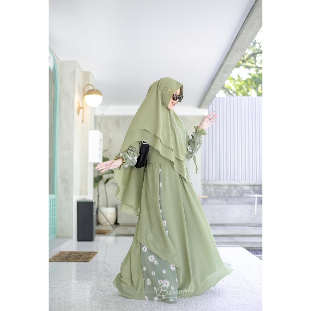 Buy Robe Ceruty Babydoll Set Khimar With The Latest Motifs Of The Latest Layerside Of Masayu Muslim Dress Hits Marwah Seetracker Malaysia