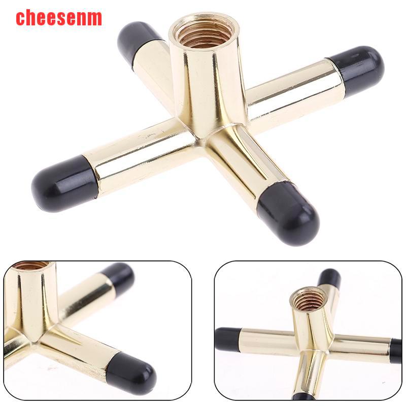 [cheesenm]Copper Stick Frame Billiards Snooker Pool Cue Rest Bridge Head Holder