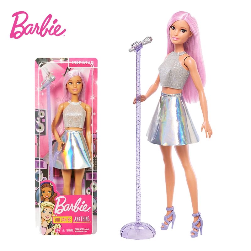 pink hair barbie doll