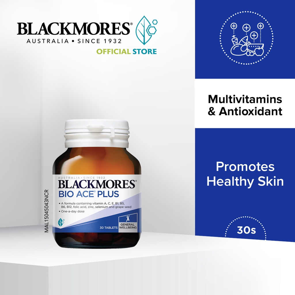 Blackmores Bio Ace Plus (30's) [Special Promo] (EXP 01/2023) Shopee