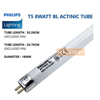 PHILIPS T5 8W INSECT KILLER TUBE / ACTINIC BLACKLIGHT TUBE (TLD8W/10 ...