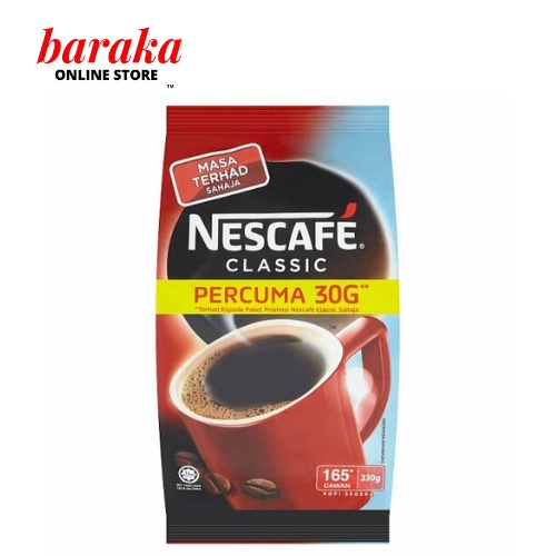 Nescafé Classic Instant Coffee Refill Pack 330g Shopee Malaysia