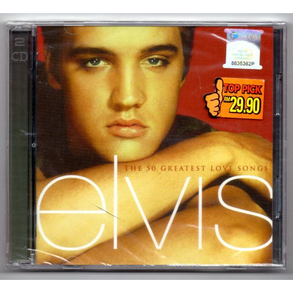 ELVIS PRESLEY - THE 50 GREATEST LOVE SONGS (CD ORIGINAL)