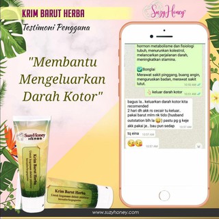 SUZY HONEY KRIM  BARUT HERBA IBU BERPANTANG IBU BERSALIN 