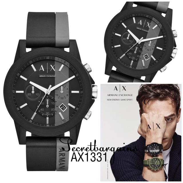 are armani exchange watches waterproof