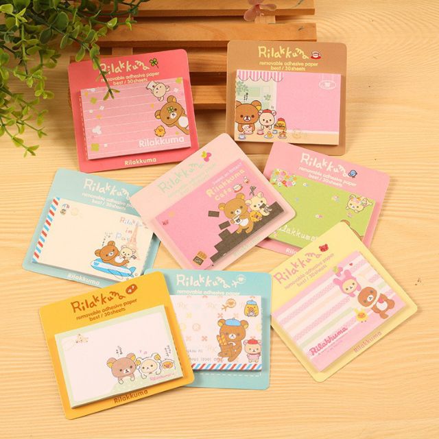 [Buy 3 Free 1] Kawaii Cute Paper Scrapbooking Stickers Sticky Note
