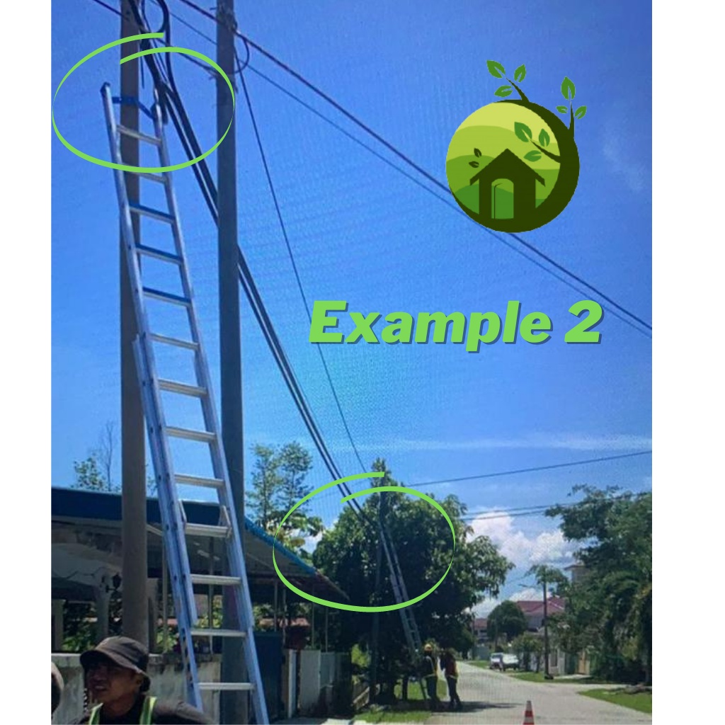 Ladder Pole Strap EXTENSION LADDER Leaning Ladder handle TAPAK TANGGA