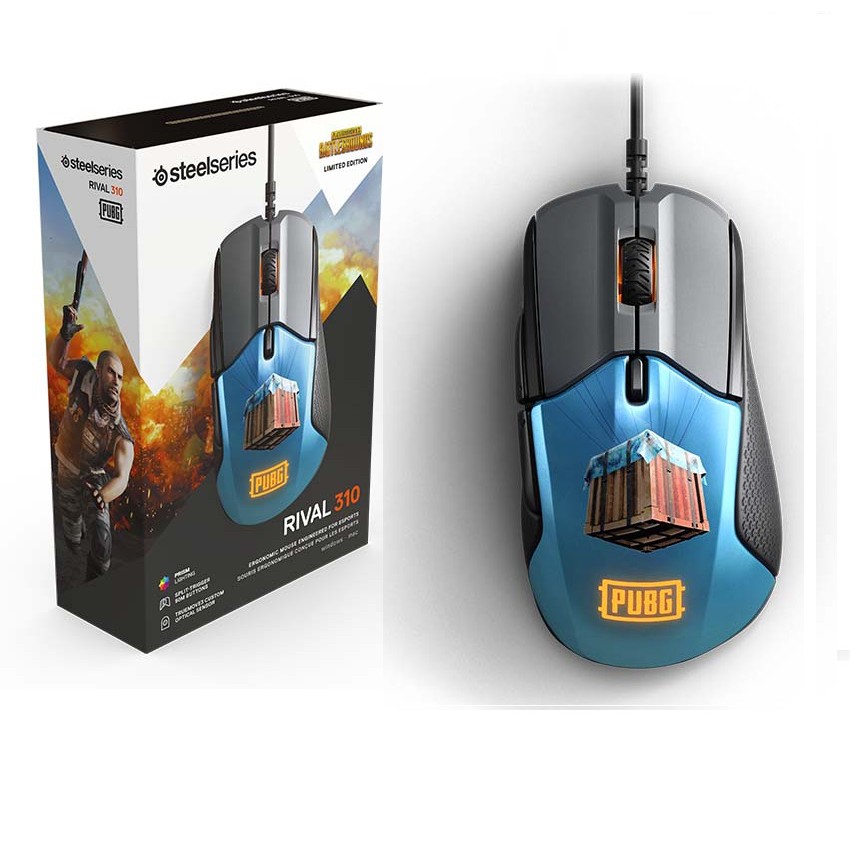 七色堂SteelSeriesゲーミングマウス Rival 310 PUBG Edition マウス