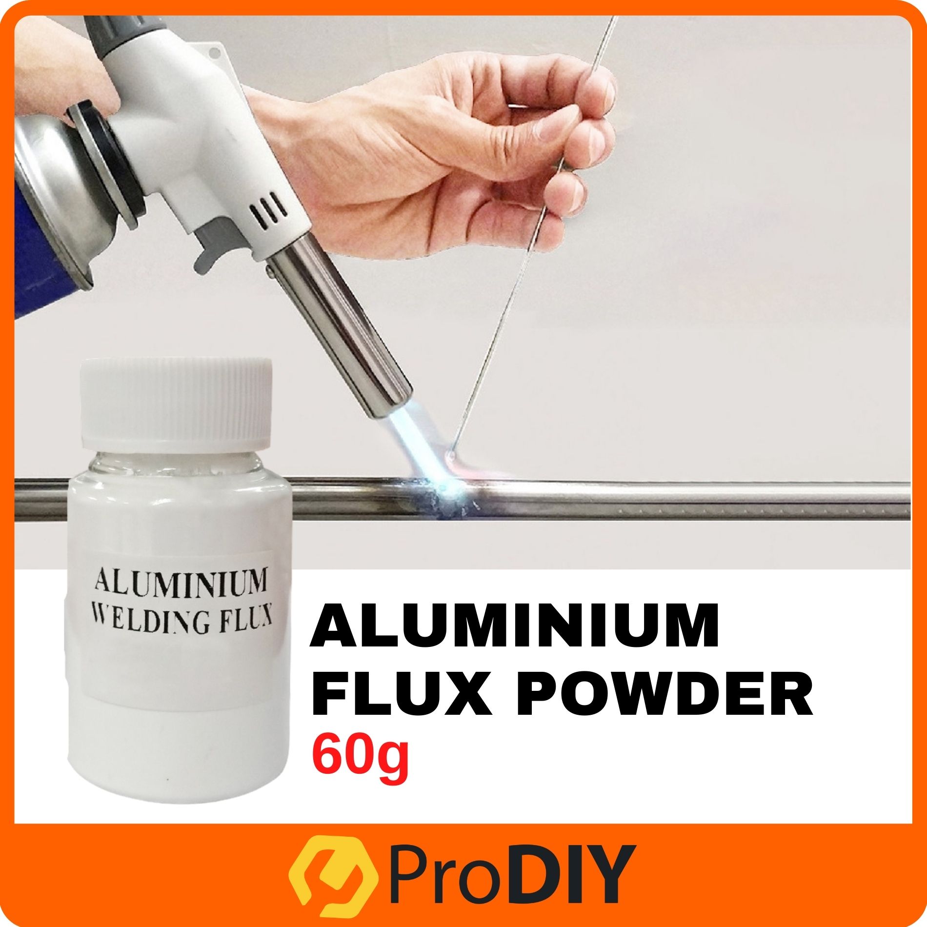 Aluminium Flux Welding Soldering Brazing Flux Powder 60g for Low Temperature Aluminium Welding Rod
