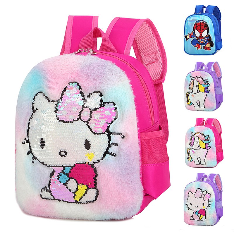 Ecogrow Kids School Cartoon Kindergarten Bag Backpack Beg Sekolah Beg Kanak Kanak 2 6 Years