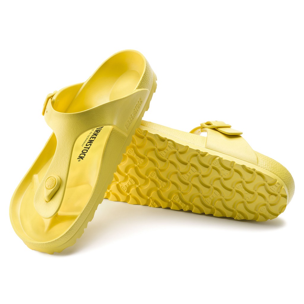 birkenstock gizeh yellow