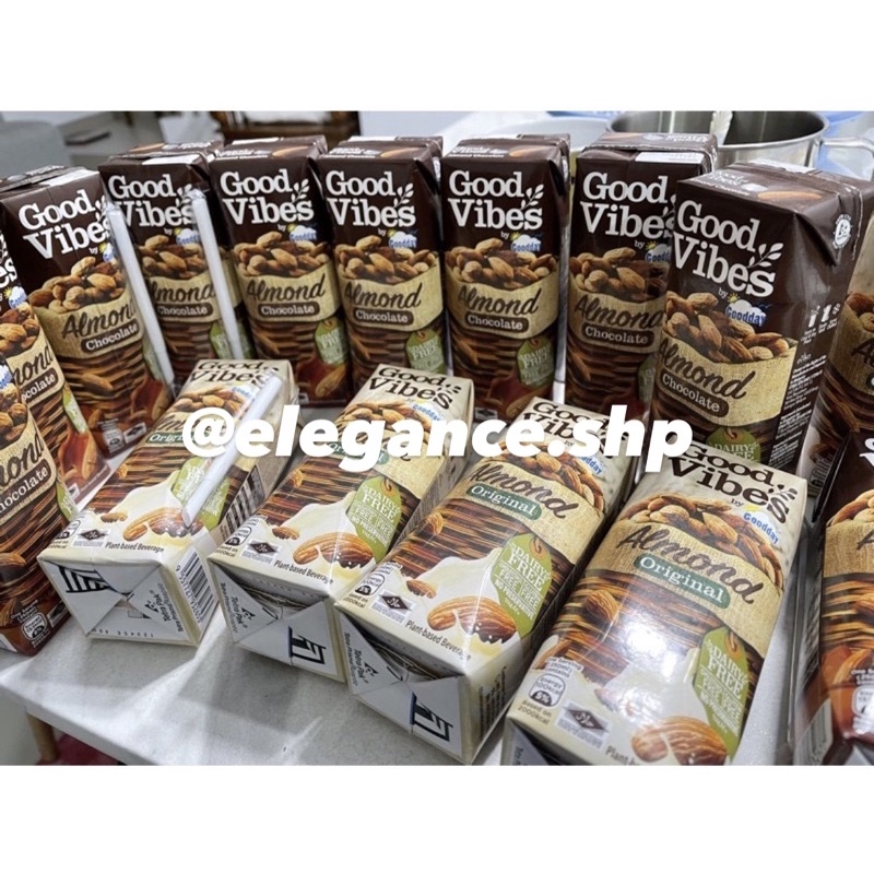 Diet Good Vibes Almond Chocolate Milk 250ml (Dairy free milk) minuman