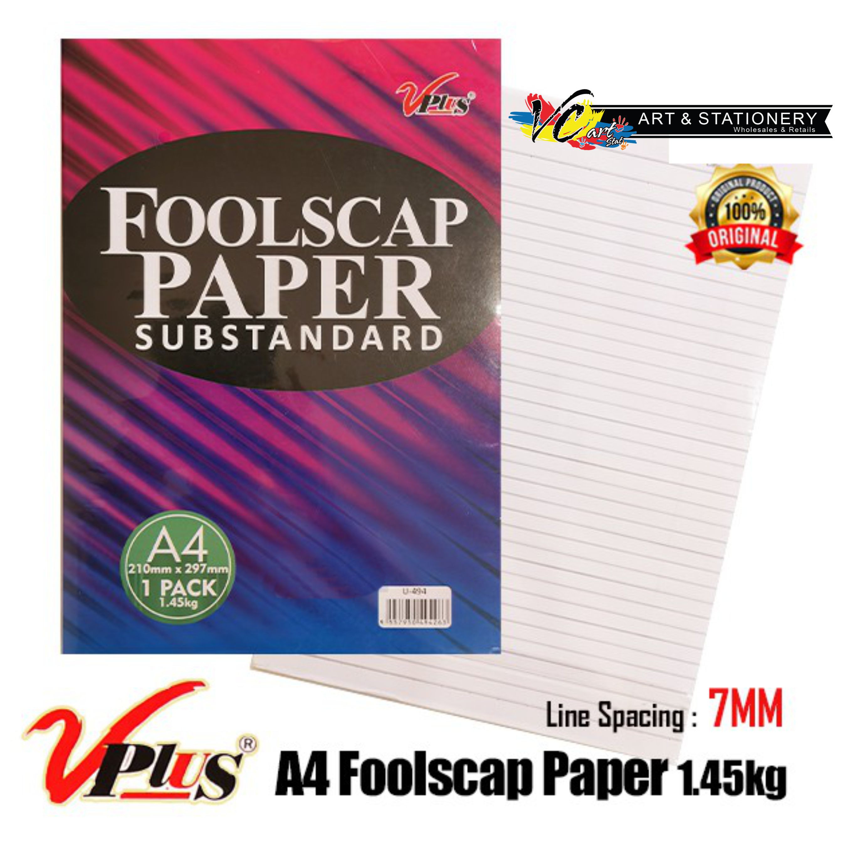 (+-500pcs) Substandard Foolscap Paper A4 Size 1.45kg - Kertas Kajang A4 ...