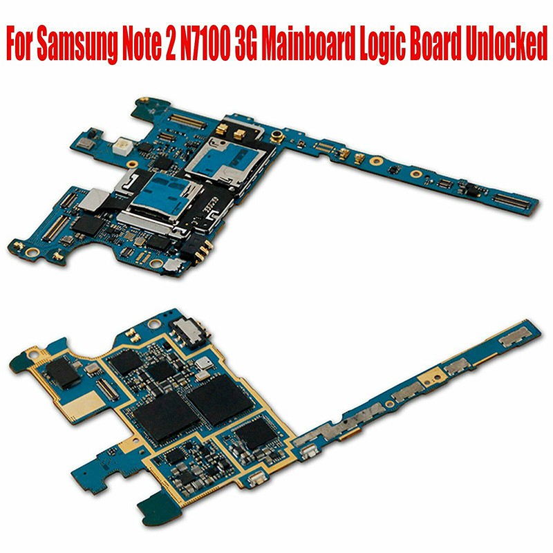 Replace For Samsung Galaxy Note 2 N7100 Motherboard Mainboard Logic Board Unlock Shopee Malaysia