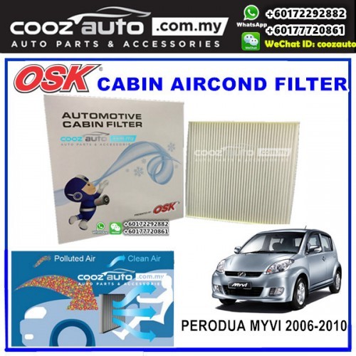 Clearance Perodua Myvi Old Osk Cabin Aircond Replacement Filter Shopee Malaysia