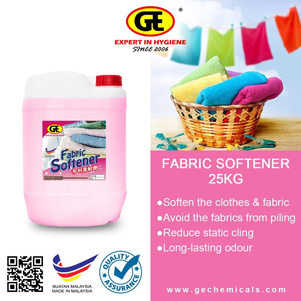 Fabric Softener 25KG AntiBacterial Concentrated Softener (Detergent TOP