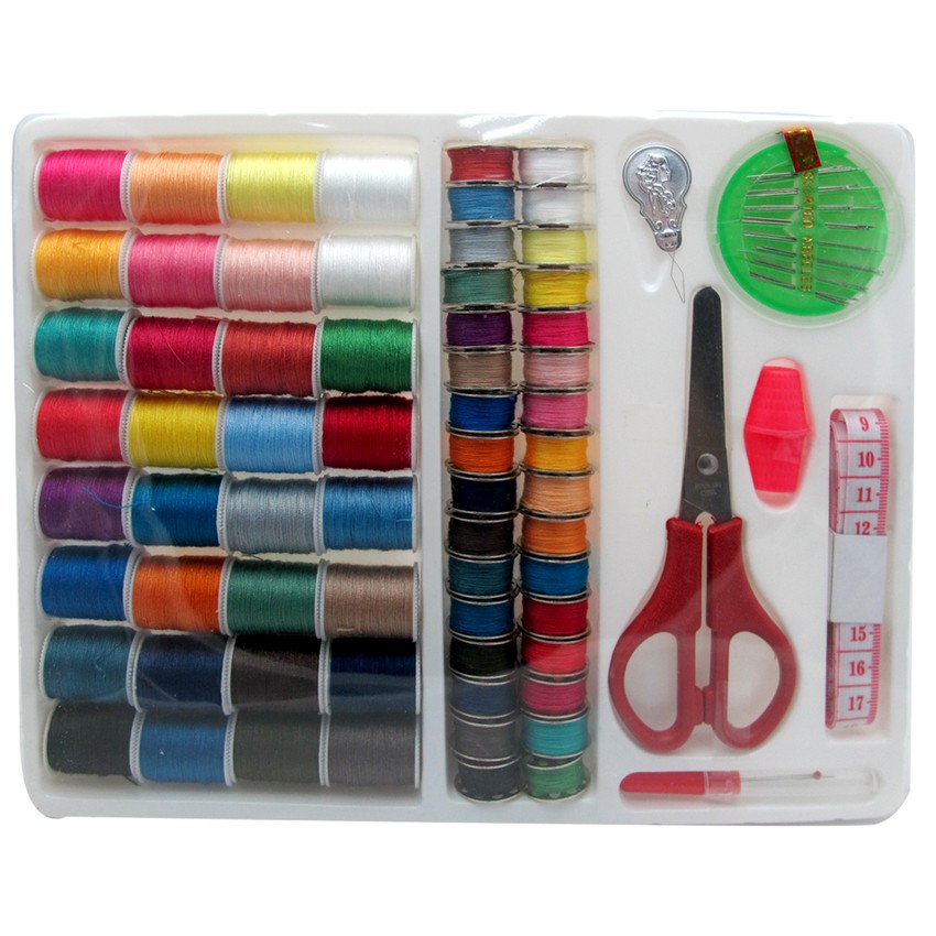 DIY Sewing Kit Box 100 Pcs Set Shopee Malaysia