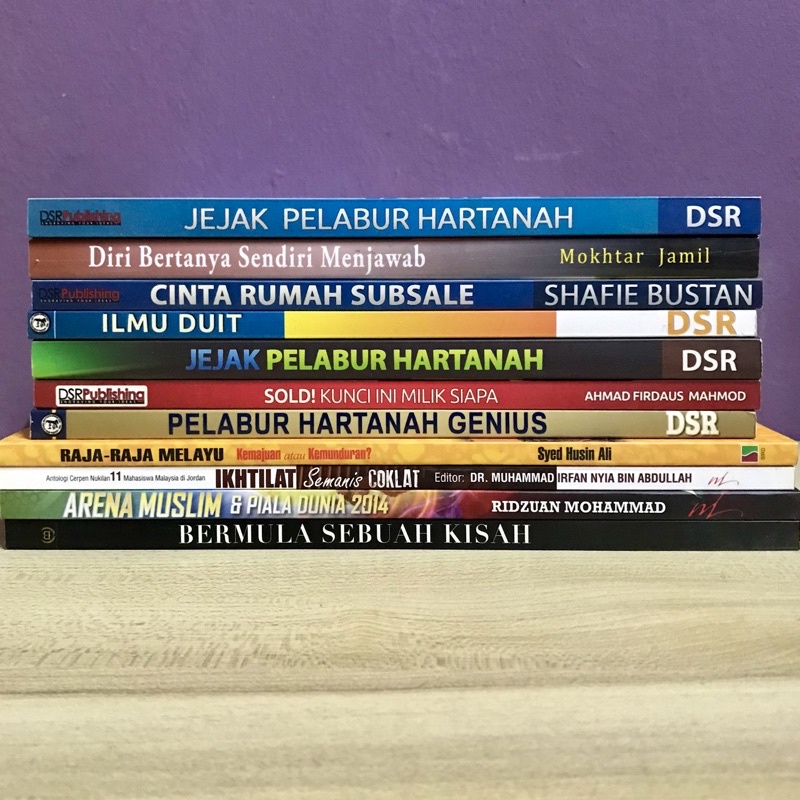 BUKU TERPAKAI BUKU ILMIAH BUKU PELABURAN HARTANAH BUKU ILMU PENGETAHUAN ...