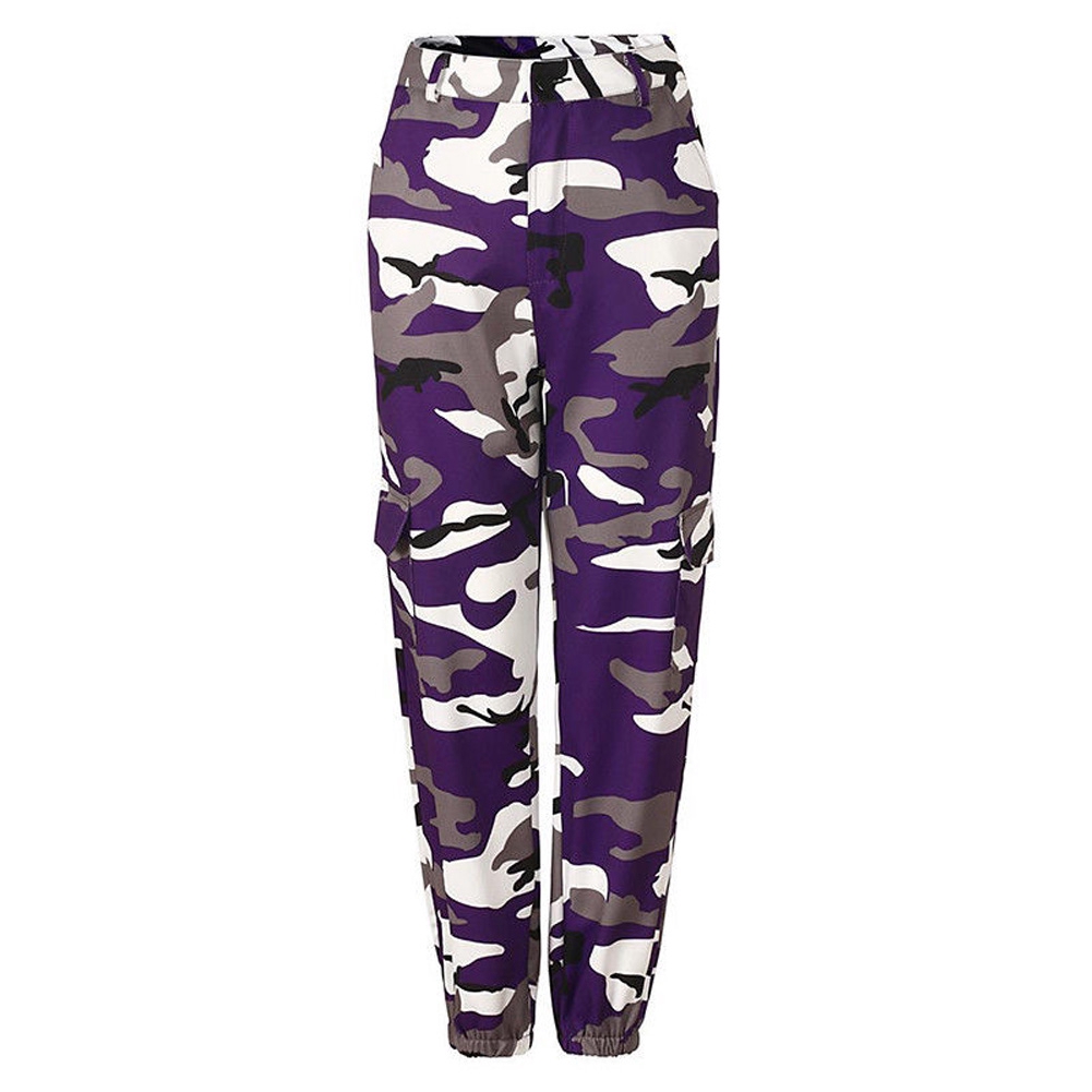 purple camo trousers