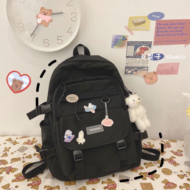 Japanese backpack middle school students large-capacity backpack junior  high school students college日系双肩包中学生大容量背包初中生大学生书包女风高中生jykj.my4.2 | Shopee  Malaysia