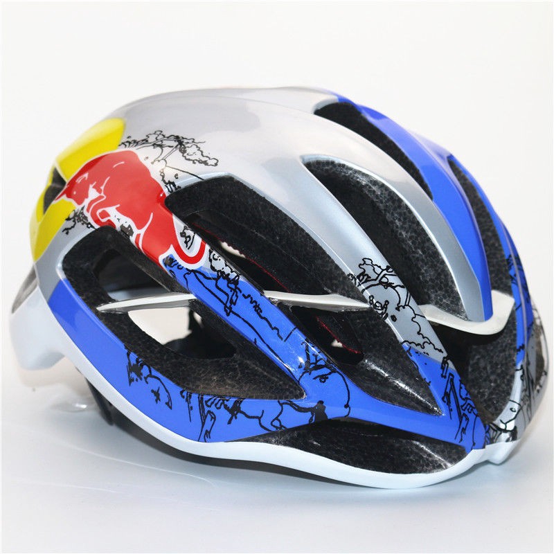 red bull road bike helmet