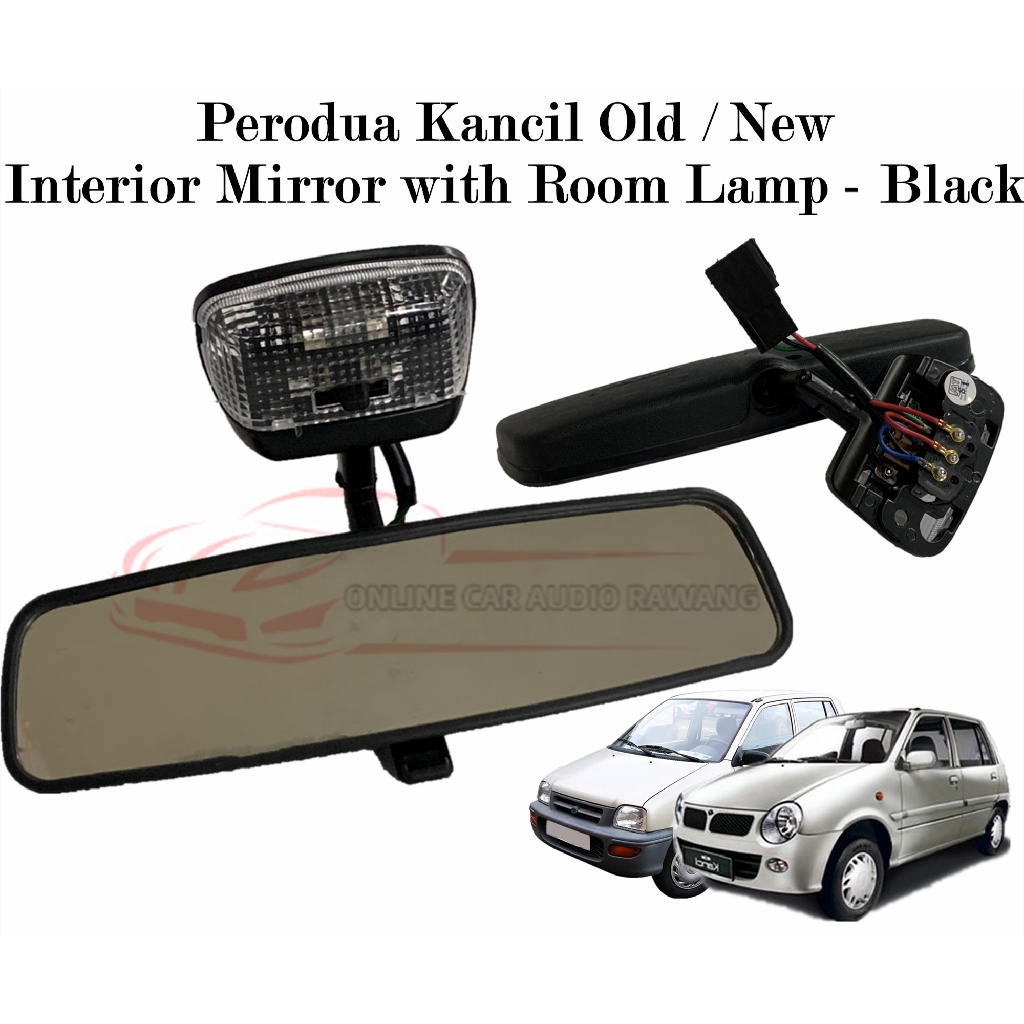 Perodua Kancil Room Lamp with Interior Mirror (Grey 