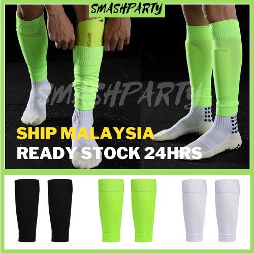 READY⚡FOOTBALL LEG SLEEVE Sports Socks Leg Knee Calf Ankle Protect Shin