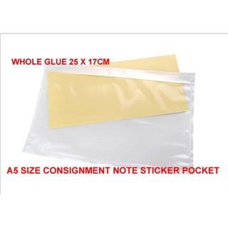50PCS Pos laju pocket /WHOLE GLUE Consignment note sticker ...