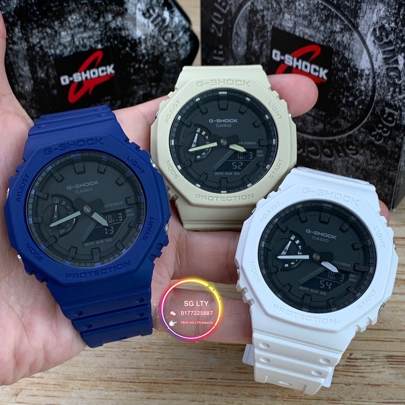 100% ORIGINAL CASIO G-SHOCK GA-2100-7A/GA-2100-2A/GA-2100-5A JAM GSHOCK ...