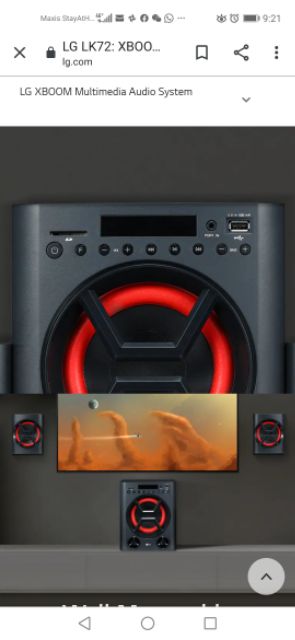 lg xboom lk72