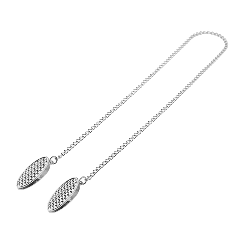 Metal Napkin Chain Clip Portable Towel Apron Holder Retainer Small Bib