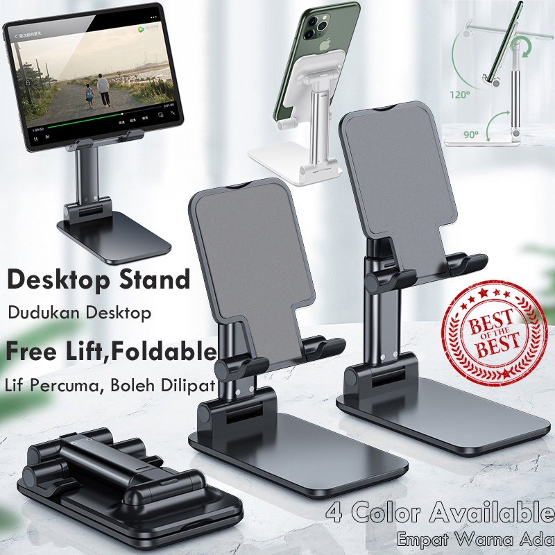 【Hot】Smart Phone Holder Universal Desktop Phone Docks Stands Mount Adjustable Phone Bracket Pemegang Telefon Pintar 手机支架