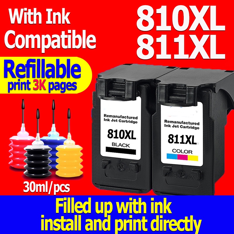 PG 810XL CL 811XL ink PG810XL CL811XL refillable ink cartridge