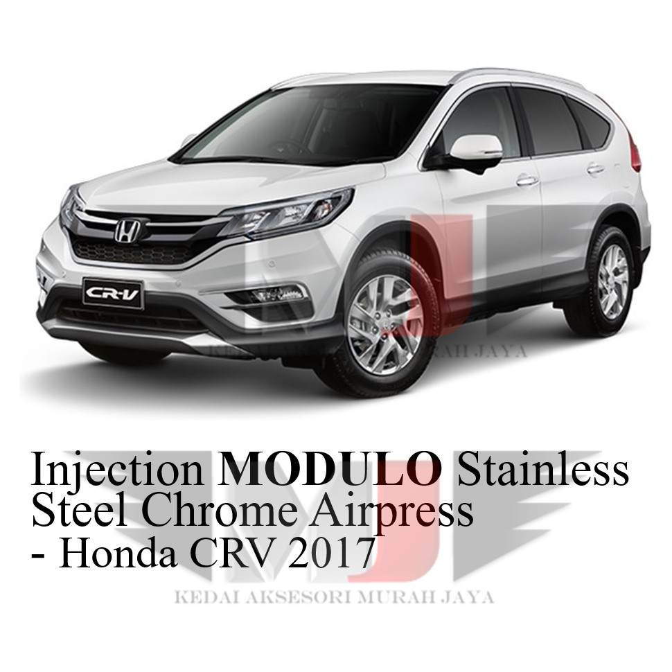 100% ori Nazuka Modulo Stainless Steel Chrome Honda CRV 2017 4" Injection Door Visor