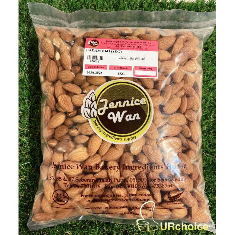 Buy PREMIUM GRADE WHOLE ALMOND (BADAM BIJI)  SeeTracker Malaysia