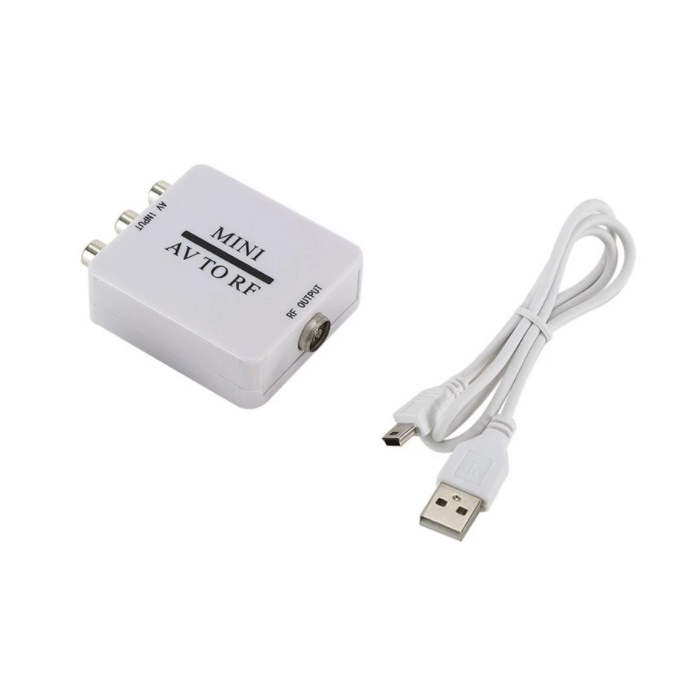 AV to RF Digital TV Signal Switch Audio Video RCA AVRF Converter AV2RF