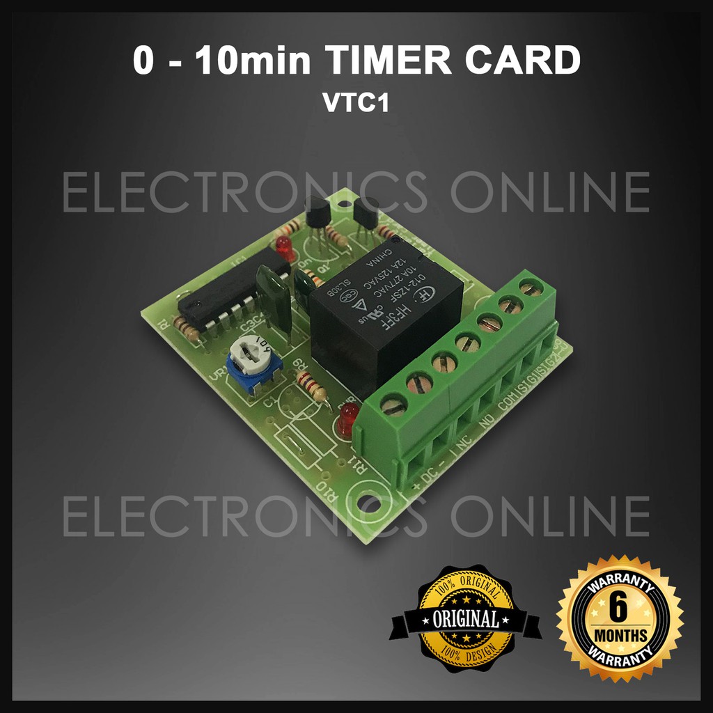 0 10min Delay Timer Card DC12V DC24V Cikachi AH31 Timer ANLY Timer