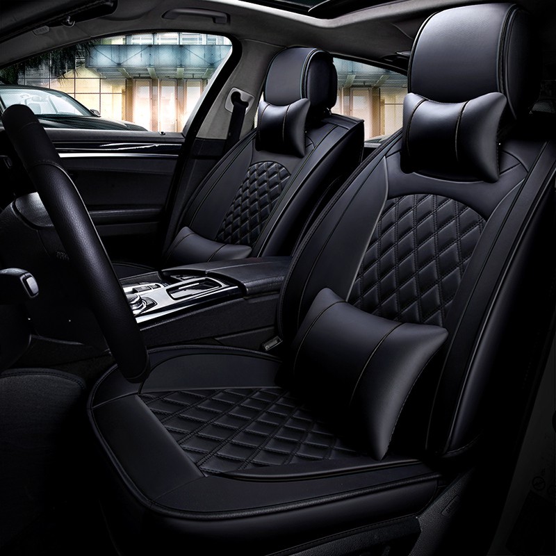 Hyundai i10 i20 i30 i40 ix35 ix20 RED & BLACK Universal PU Leather Type Car Seat Covers Full Set 