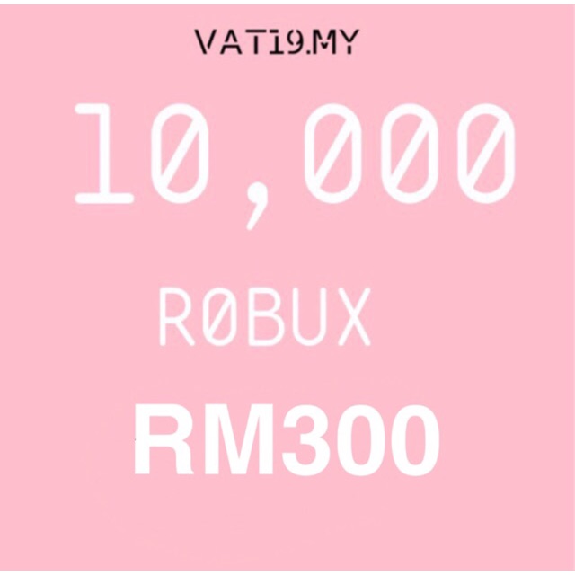 Roblox Robux 10k Cheap Shopee Malaysia - roblox robux 10k cheap shopee malaysia