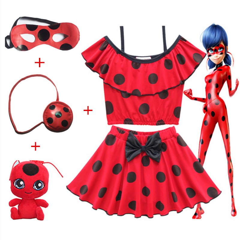 ladybug swimming costume